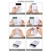 HAWEEL DIY 4x 18650 Battery (Not Included) 12000mAh Dual-way QC Charger Power Bank Shell Box with 2x USB Output & Display,  Support QC 2.0 / QC 3.0 / FCP / SFCP /  AFC / MTK / BC 1.2 / PD(White)