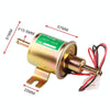 HEP-02A Universal Car 12V Fuel Pump Inline Low Pressure Electric Fuel Pump (Gold)