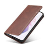 For Samsung Galaxy Note9 Calf Texture Magnetic Horizontal Flip Leather Case with Holder & Card Slots & Wallet(Brown)