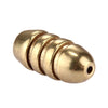 7g Threaded Copper Bullet Fishing Sinker Fishing Weights Soft lure Accessory