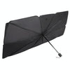 Car Windshield Telescopic Folding Thermal Insulation Parasol, Size: Silver Coated Small