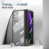 For Samsung Galaxy Z Fold2 5G Electroplating Hinge Phone Case with Stylus(Black)