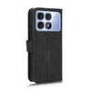 For Redmi K70 Ultra Skin Feel Magnetic Flip Leather Phone Case(Black)