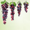 4 Bunches 36 Grain Agate Grapes Simulation Fruit Simulation Grapes PVC with Cream Grape Shoot Props