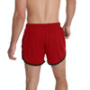 L Three Pants Men Gym Shorts Quick Dry Swimming Trunks(Red)