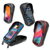 WILD MAN ES16 0.5L EVA Hard Shell Waterproof Touch Screen Bicycle Handlebar Bag(Blue)