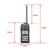 RETEVIS RT55 5W 156.000-161.450MHz+156.050-163.425MHz Waterproof Two Way Radio Handheld Walkie Talkie(Black)