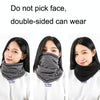 YIPINU YPU-5 Autumn/Winter Warm Bib Cycling Mask Thick Polar Fleece Scarf, Size: Free Code(Black)