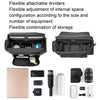 Cwatcun D115 Shoulder Crossbody Waterproof Leather Film DSLR Camera Bag, Color: Black Small