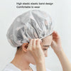 Waterproof Shower Hat Adult Women Bathing Hair Cover Anti-fume Hair Cover(Apricot)