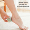 2 in 1 Double-sided Foot Grinder Crystal Glass Manual Epilator(Yellow)