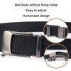 AWMN Men Nylon Cutout Automatic Buckle Toothless Belt, Length: 120cm(Red)