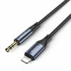 Yesido YAU35 8 Pin to 3.5mm AUX Audio Adapter Cable(Black)
