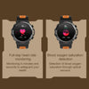 S56T Heart Rate/Blood Oxygen/Sleep Monitoring Bluetooth Call Outdoor Waterproof Smart Watch(Blue)