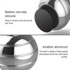 Fully Disassembled Rotating Tabletop Ball Decompression Gyroscope Tabletop Toy, Specification:Diameter 45mm(Rose Gold)