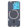 iPhone 16 Pro Max Glass Back Cover with Camera Lens & MagSafe (Silver)