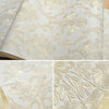 Bedroom Living Room Classic Damascus 3D Precision Pressed Non-Woven Fabric Self-Adhesive Wallpaper, Specification: 0.53 x 3 Meters(JA201 Beige)
