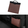 Car Multi-functional Hanging Front Trash Can with LED Light, 32 x 28cm (Coffee)