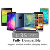 W258 With Clock / Temperature Display Desktop Phone / Earphone Wireless Charging(5W Black)