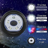 M1-BL LED Glowing Bluetooth Music Hat Wireless Call Night Running Hat(Gray)