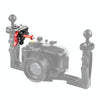 PULUZ Shutter Release Trigger Extension Adapter Lever Mount for Underwater Arm System(Red)