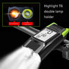 3 In 1 Wireless Bicycle Code Meter Lamp Strong Light Front Light, Colour: Upgrade Floating (Red)