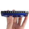 BEE 10-holes Dual-tones C Tone Brace Harmonica(Red)
