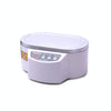 BAKU BK-9050 30W / 50W Adjustable 0.6L LCD Display Ultrasonic Cleaner, AC 110V(White)