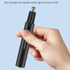SPORTSMAN Metal Aluminum Tube Body Rechargeable Nose Hair Device, Style: Sideburns 2 In 1(Black)