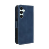 For Samsung Galaxy A16 5G Skin Feel Calf Texture Card Slots Leather Phone Case(Blue)