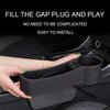 Car Multi-functional Co-pilot Seat Console PU Leather Box Cigarette Lighter Charging Pocket Cup Holder Seat Gap Side Storage Box(Coffee)