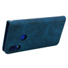 For Xiaomi Redmi Note 7 Frosted Business Magnetic Horizontal Flip PU Leather Case with Holder & Card Slot & Lanyard(Blue)