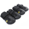 Waterproof Dog Boots Size 6 (6.2x4.5cm) Black - Winter Paw Protection