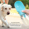 Portable Dog Water Bottle & Food Container, 500ml, Green