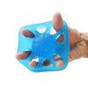 Finger Rehabilitation Training Device Eight-hole Gripper for Emotional Vnting and Pressure Relief Gripper(Blue)