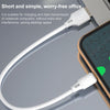 WK WDC-105i 2.4A 8 Pin Full Speed Pro Charging Data Cable, Length: 25cm(White)