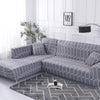 Fabric High Elastic All Inclusive Lazy Sofa Cover, Size: 1 Person(Blog F)