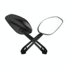 BSDDP Motorcycle 360-degree Rotating High-definition Reflective Rearview Mirror(Black)