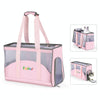 FUNADD Breathable Pet Carrier Bag, Pink - Portable & Comfortable