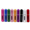 5ml Portable Mini Aluminum Refillable Perfume Bottle Atomizer Cosmetic Container, Random Color Delivery