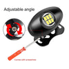 Car Adjustable LED Super Bright Flashing Reversing Light (Black)