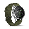 HAMTOD GT45 1.6 inch Waterproof Smart Watch, Support Bluetooth Call / Heart Rate / Blood Oxygen Monitoring / NFC(Silver)
