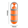 Portable Poop Scooper for Dogs, 6-Claw, Orange