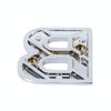 Car Vehicle Badge Emblem 3D English Letter B Self-adhesive Sticker Decal, Size: 4.5*4.5*0.5cm