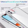 For iPhone 11 Shockproof Thickening Acrylic Protective Case(Transparent)