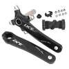 JIANKUN IXF Mountain Bike Hollow Crank Modified, Style:Left and Right Crank+Bottom Bracket(Black)