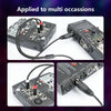 2020Y63 XLR Female to Dual 6.35mm 1/4 TRS Male Y-type Audio Cable, Length:2m(Black)