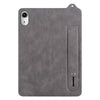 For iPad mini 6 / mini 2024 TPU Leather Back Tablet Case with Wristband(Grey)
