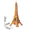 3 PCS 3D Puzzle Mini World Building Model Children Assembling Intellectual Toys(Eiffel Tower)
