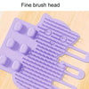 Cat Self Groomer Brush, Purple - Table Leg Mount